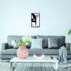 SSDECO.es | Cuadro Decorativo de Pared Capitán América - Arte en Madera Negro con Fondo Blanco, 26x41 cm - Decoración Moderna para Salón, Dormitorio y Oficina